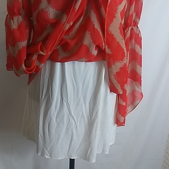 Vall Chevron tunic blouse. Size small - Picture 4 of 6